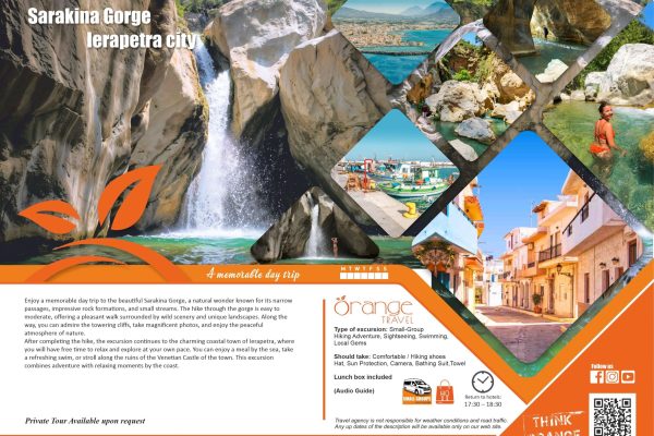 Sarakina Gorge – Ierapetra Beach